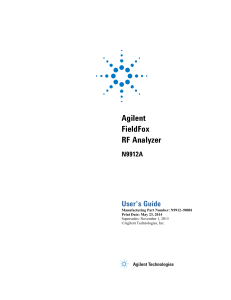 Agilent FieldFox RF Analyzer