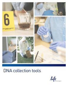 DNA collection tools - Thermo Fisher Scientific