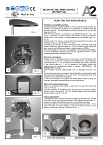 Mounting instructions A2 HID