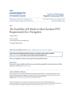 The Feasibility of R-Mode to Meet Resilient PNT Requirements for e