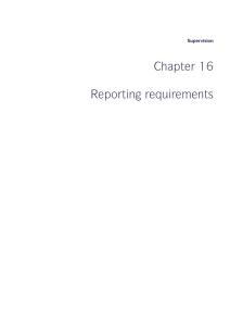 Chapter 16 Reporting requirements