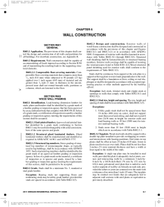 Chapter 6 Wall Construction