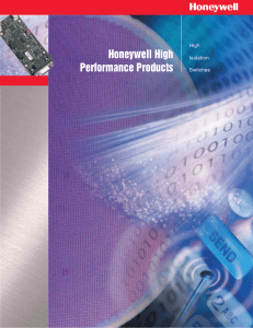 Honeywell High Performance Products