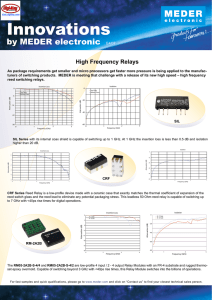 High Frequency Relays - Digi-Key