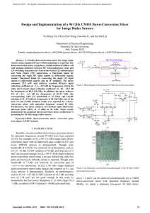 Design and Implementation of a 94 GHz CMOS Down