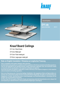 Knauf Board Ceilings