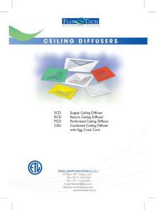 Ceiling Diffusers