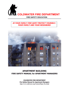 Fire Safety Manual for Apartment Managers