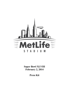 Super Bowl XLVIII February 2, 2014 Press Kit