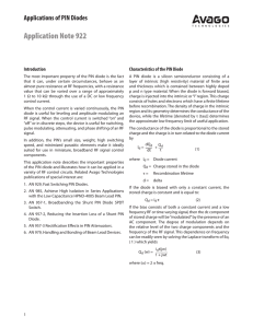 Applications of PIN Diodes