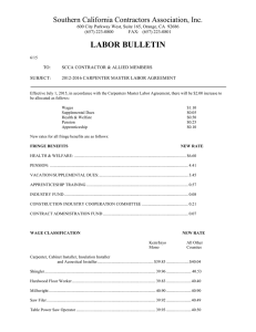 labor bulletin - Southern California Contractors Association