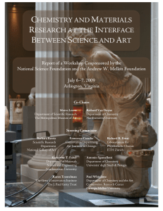 chemistry and materials research at the interface between science