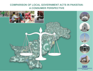 Comparison of Local Government Acts in Pakistan.cdr
