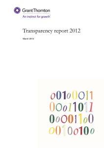 GT Malta Transparency report 2012