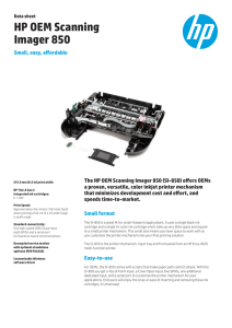 HP OEM Scanning Imager 850