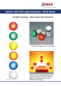 2mm LED Pilot Light Indicators - AP22 Series