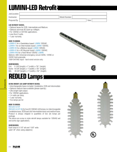 LUMINI-LED Retrofit REDLED Lamps