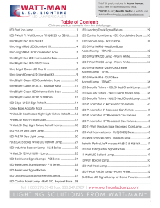 lighting solutions from watt-man - WATT