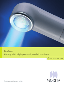 PenCure Curing with high-powered parallel precision