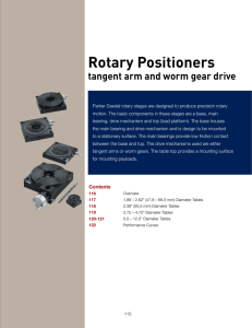 Rotary Positioners - Motion Control Systems
