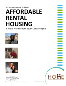 affordable rental housing - Housing Opportunities Made Equal of