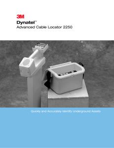 3M Dynatel Adv Locator 2250 Data Sheet