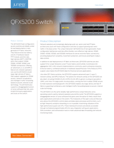QFX5200 Switch - Juniper Networks