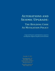 Alterations and Seismic Upgrade