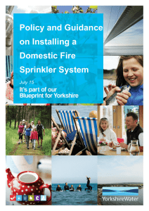 Policy and Guidance on Installing a Domestic Fire