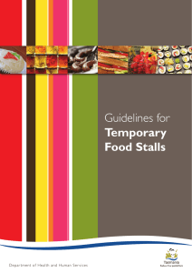 Guidelines for Temporary Food Stalls