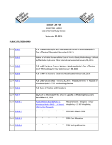 PUBLIC UTILITIES BOARD Ex. # Ex. # Ex. # Ex. # Ex. # Ex. # Ex