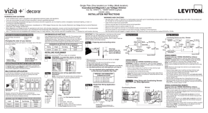 Installation Instructions