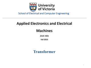 Transformer - Electrical and Computer Engineering