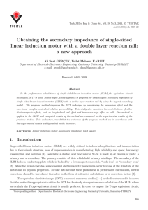 Obtaining the secondary impedance of single