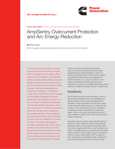 AmpSentry Overcurrent Protection and Arc Energy Reduction
