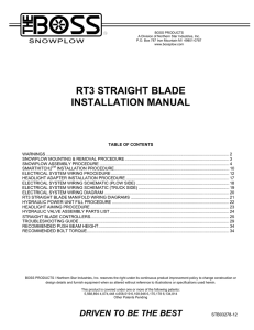 rt3 straight blade installation manual