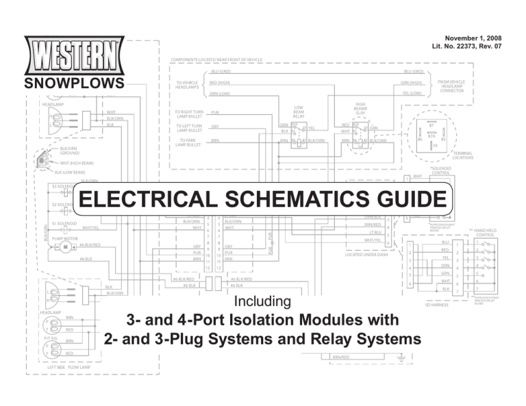 WESTERN Electrical Schematics Guide Western Snow Plow Relay Wiring Diagram StudyLib