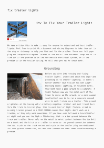 fix trailer lights - Centreville Manufacturing, Inc