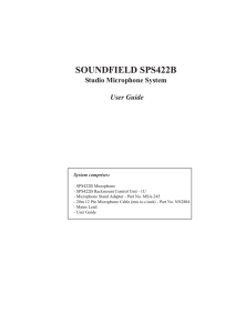 soundfield sps422b