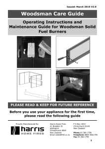 Woodsman Care Guide