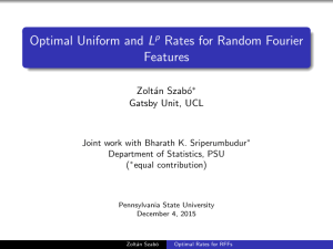 Optimal Uniform and Lp Rates for Random Fourier Features