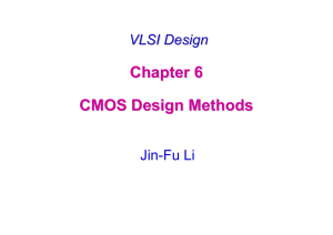 Chapter 6 CMOS Design Methods