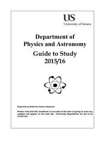 Guide to studying Physics [PDF 268.97kb]
