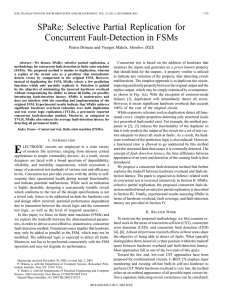 selective partial replication for concurrent fault