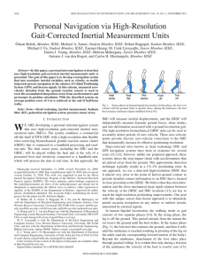 Personal Navigation via High-Resolution Gait