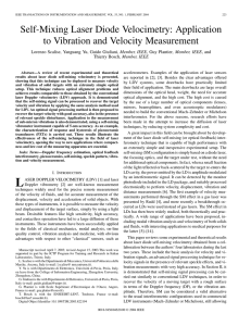Self-Mixing Laser Diode Velocimetry: Application to Vibration and
