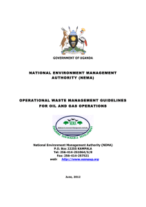 NATIONAL ENVIRONMENT MANAGEMENT AUTHORITY (NEMA