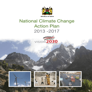 Kenya National Climate change Action Plan (2013