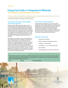 Fuel Cells Case Study - California Sustainable Winegrowing Alliance