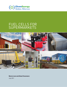 Fuel Cells for Supermarkets - Clean Energy States Alliance